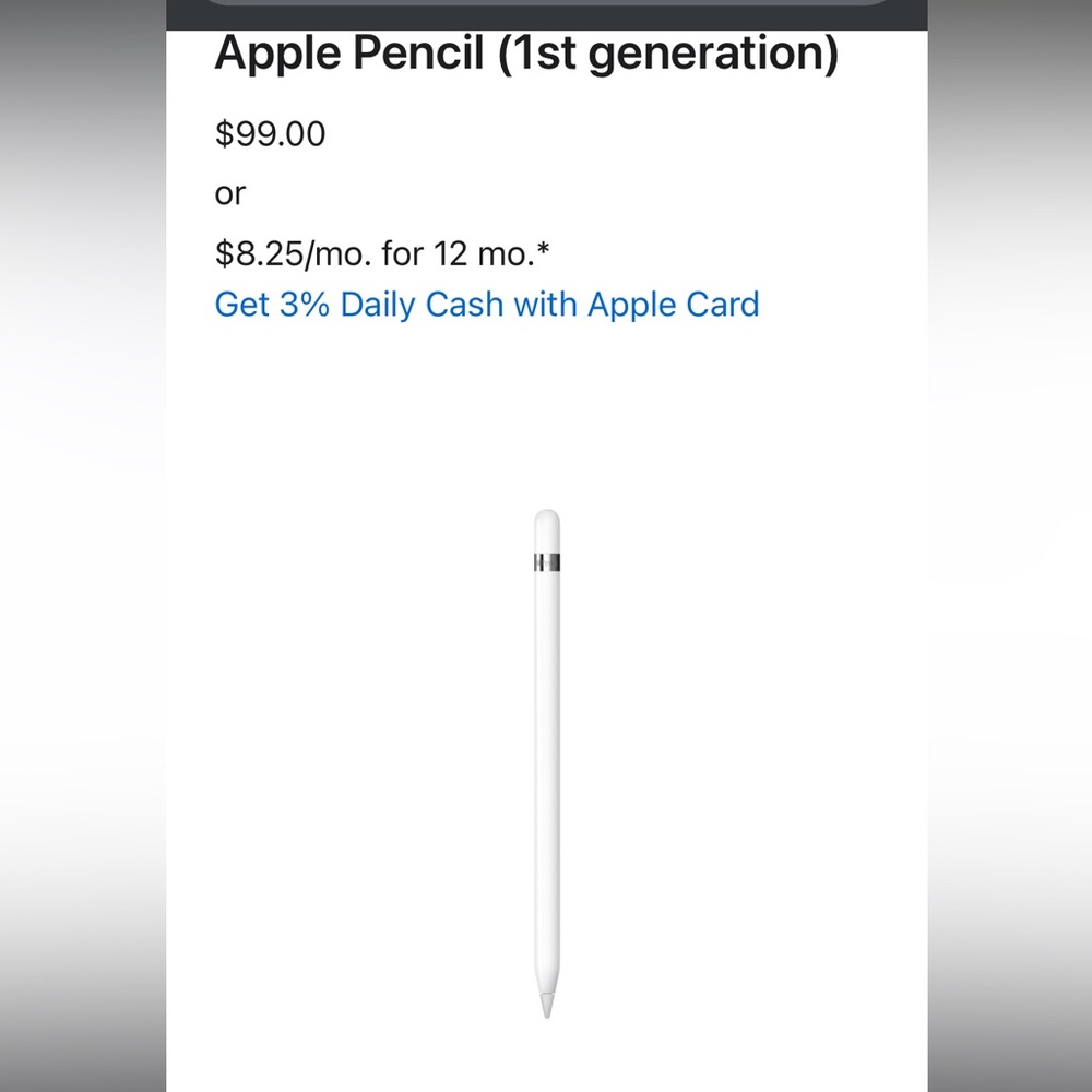 Apple Pencil 1 gen
